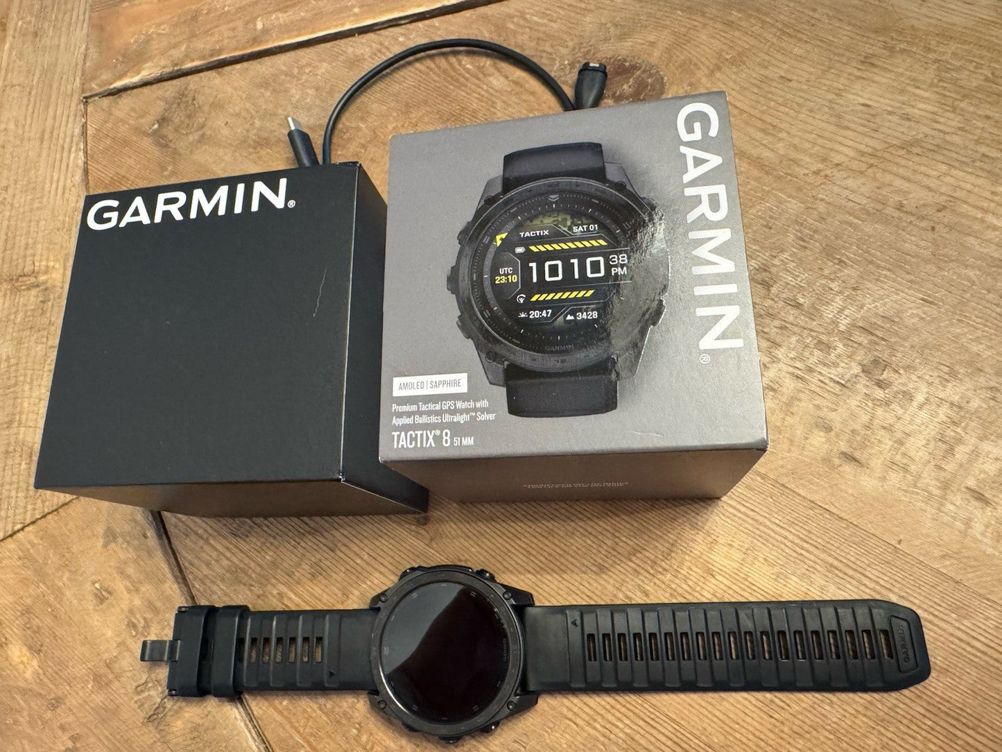 Garmin TACTIX 8 AMOLED 51mm - Applied Ballistics Ultralight Solver 51mm