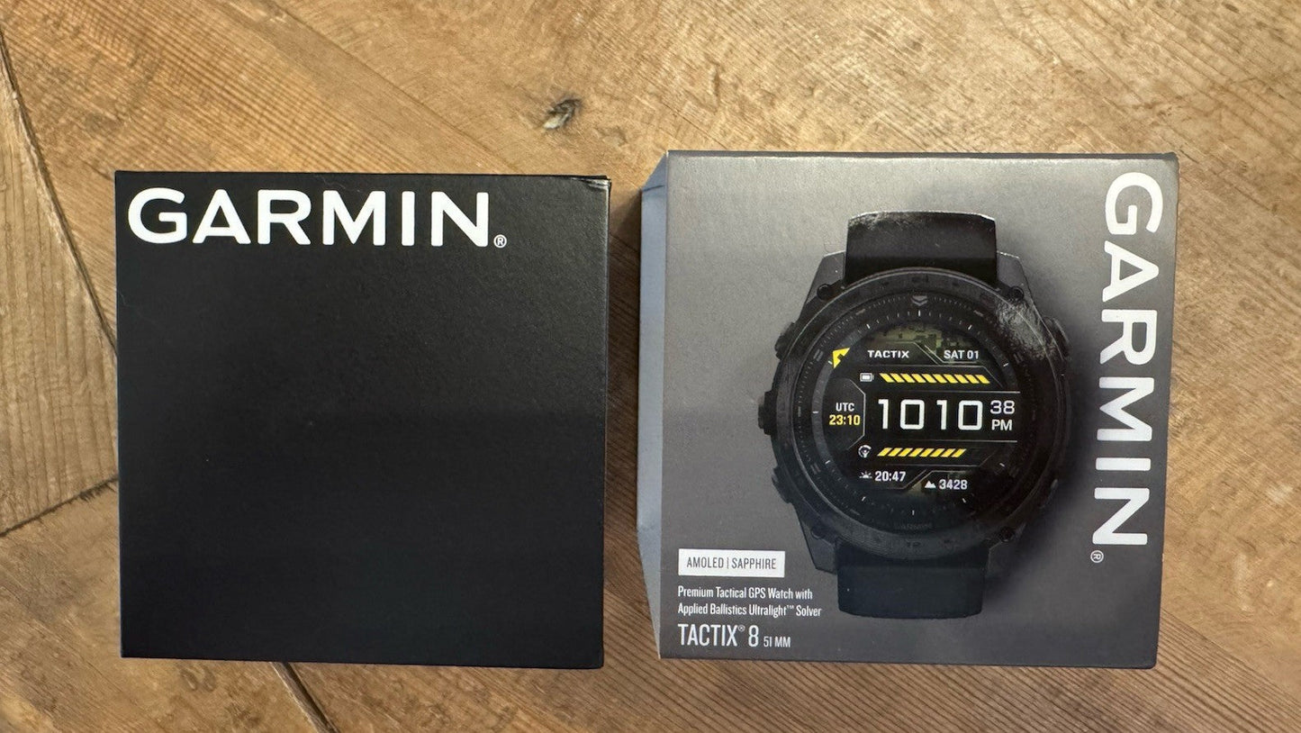 Garmin TACTIX 8 AMOLED 51mm - Applied Ballistics Ultralight Solver 51mm